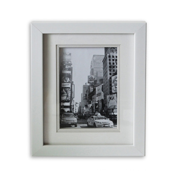White PS Photo Frame in Multiple Open for Wall Decoration